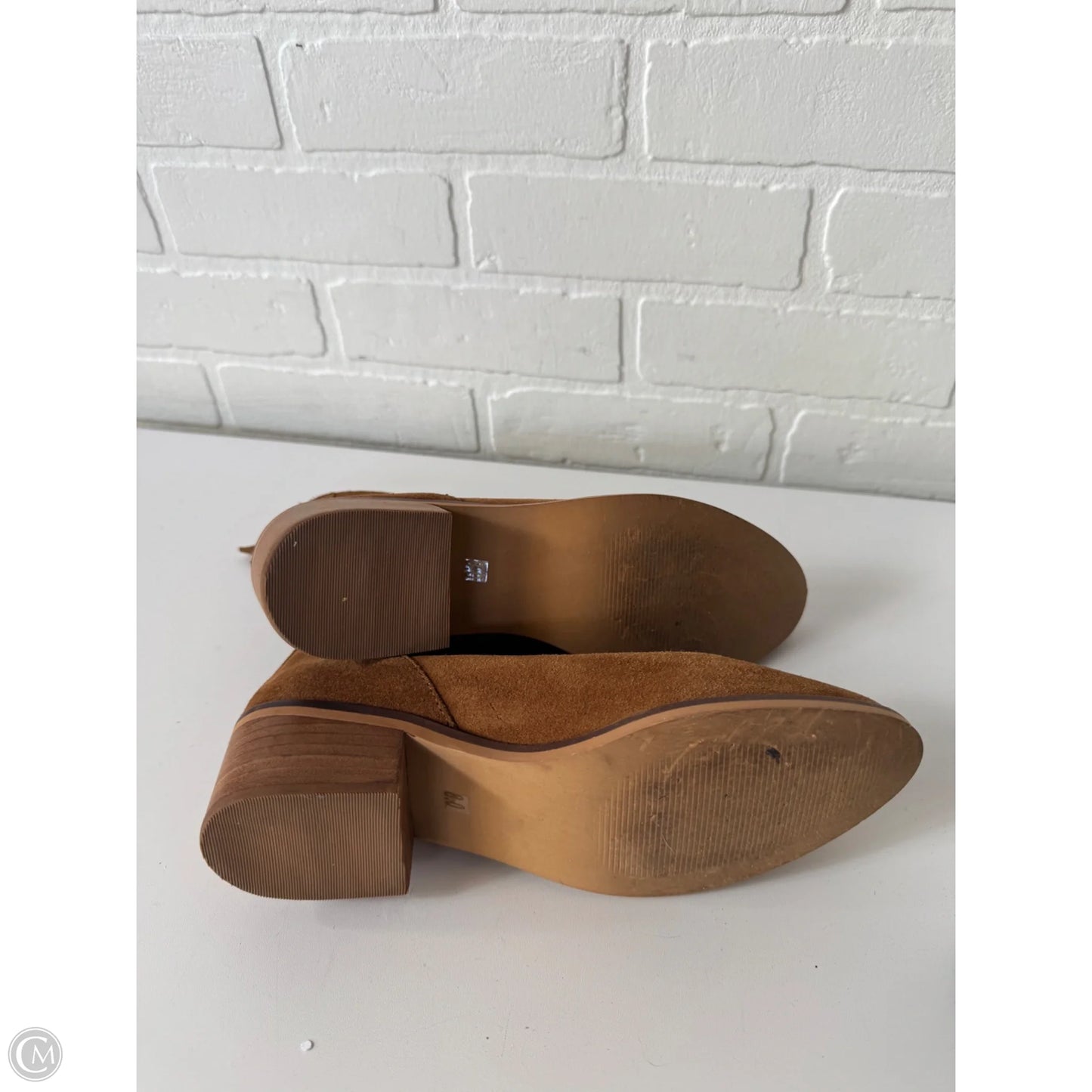 Boots Ankle Flats By Steve Madden In Brown, Size: 8