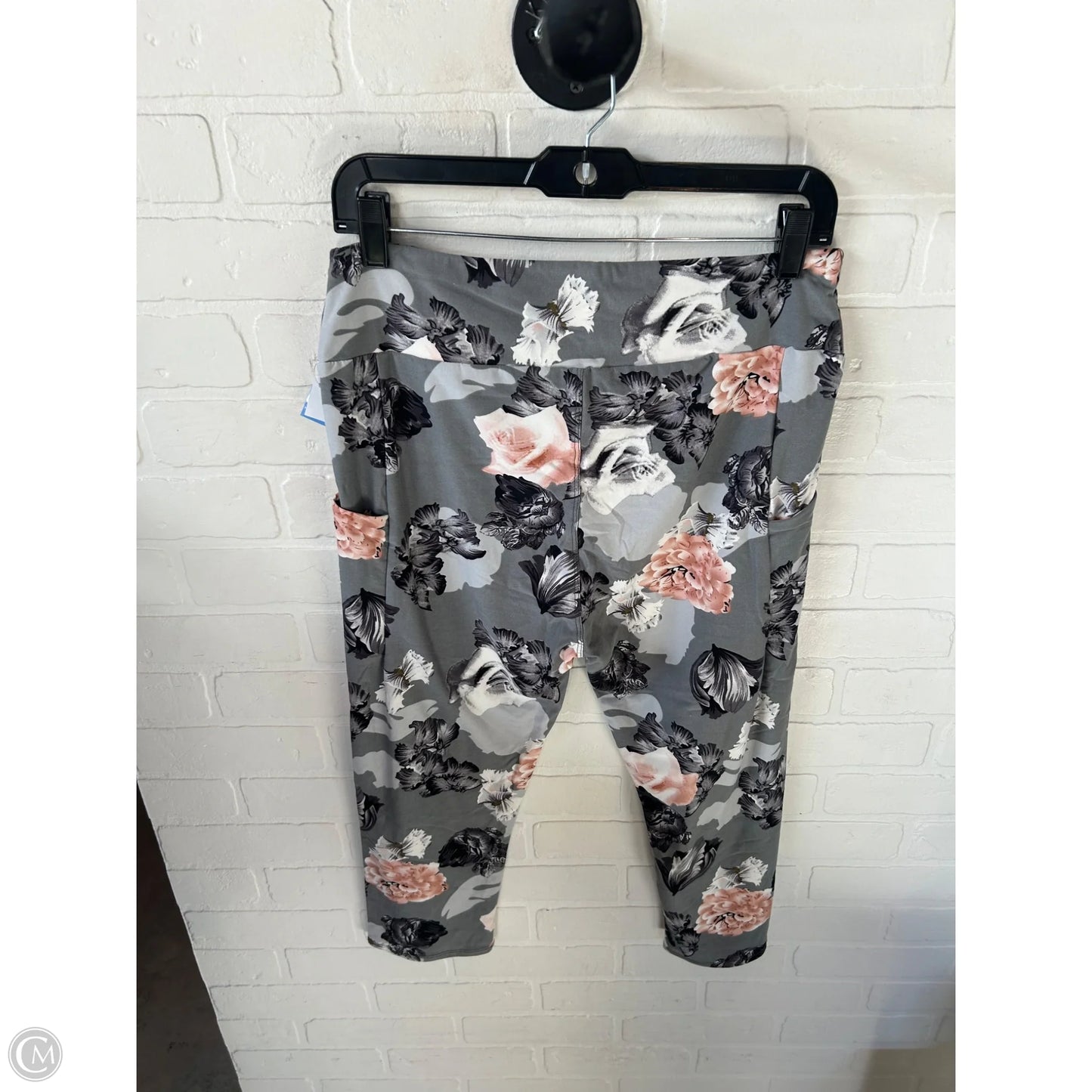 Pants Leggings By Cme In Grey, Size: 12