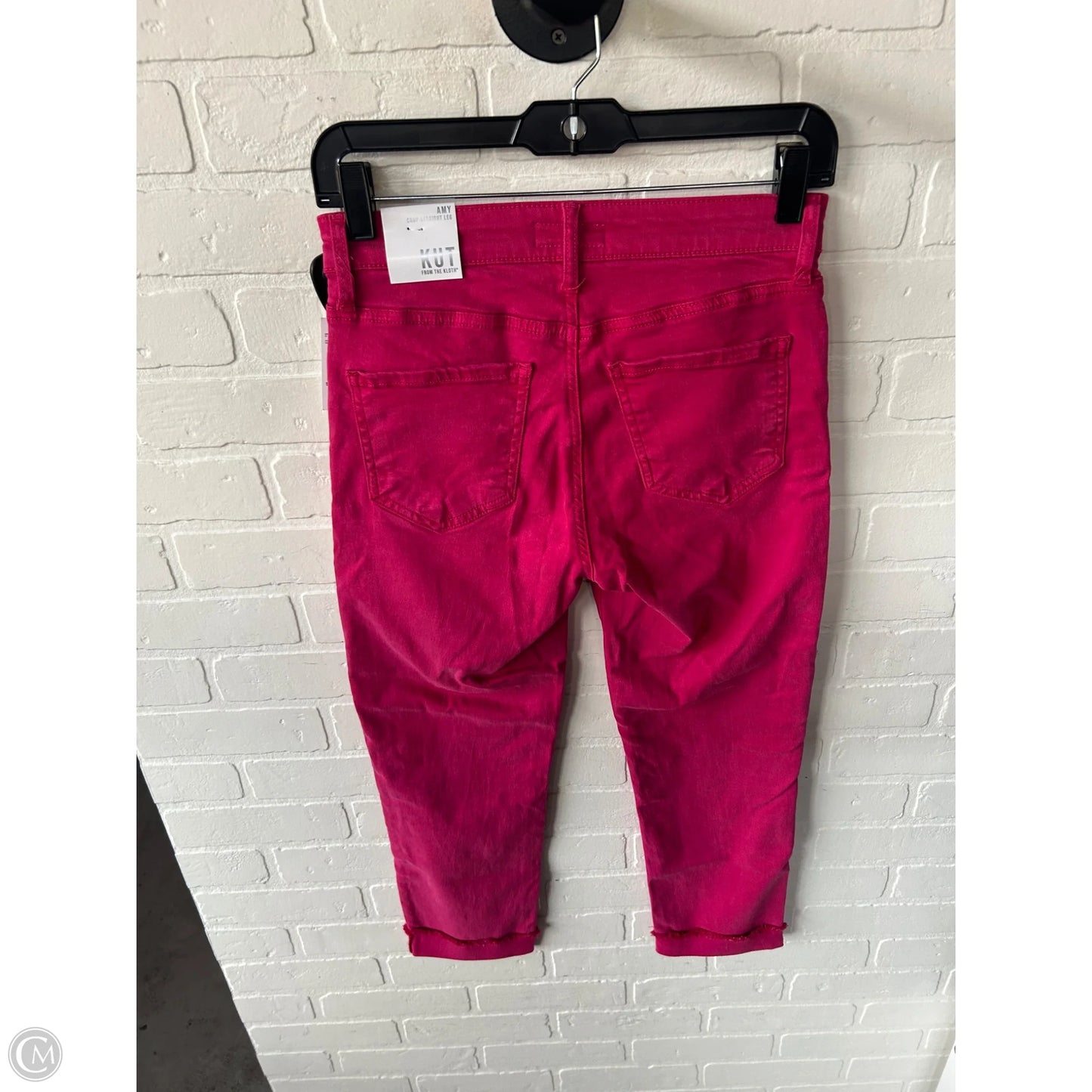 Jeans Straight By Kut In Pink, Size: 2