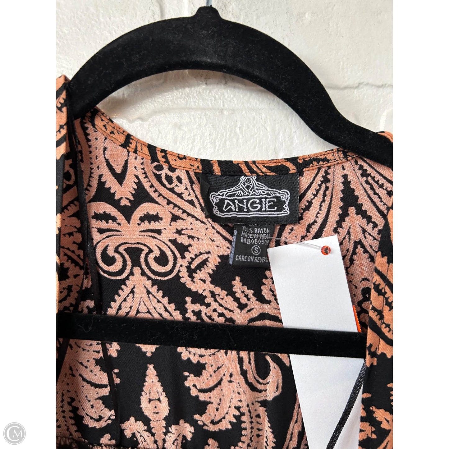 Cardigan By Angie In Orange & Pink, Size: S