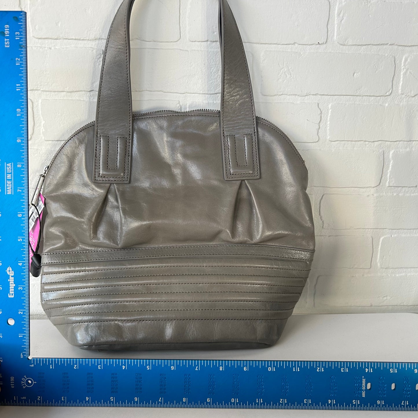 Handbag Leather By Walter Baker, Size: Medium