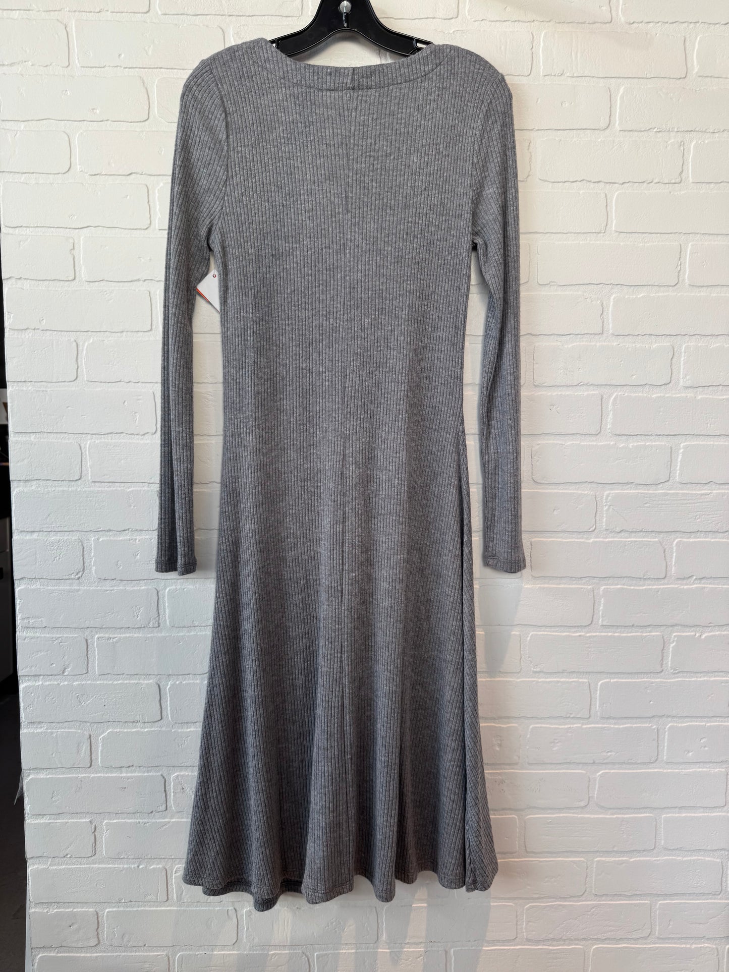Dress Casual Midi By Double Zero In Grey, Size: L