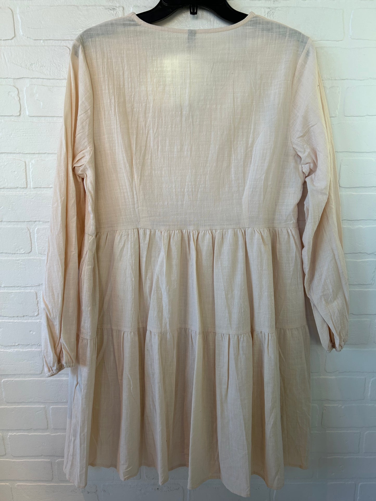 Dress Casual Short By fancyinn In Cream, Size: L