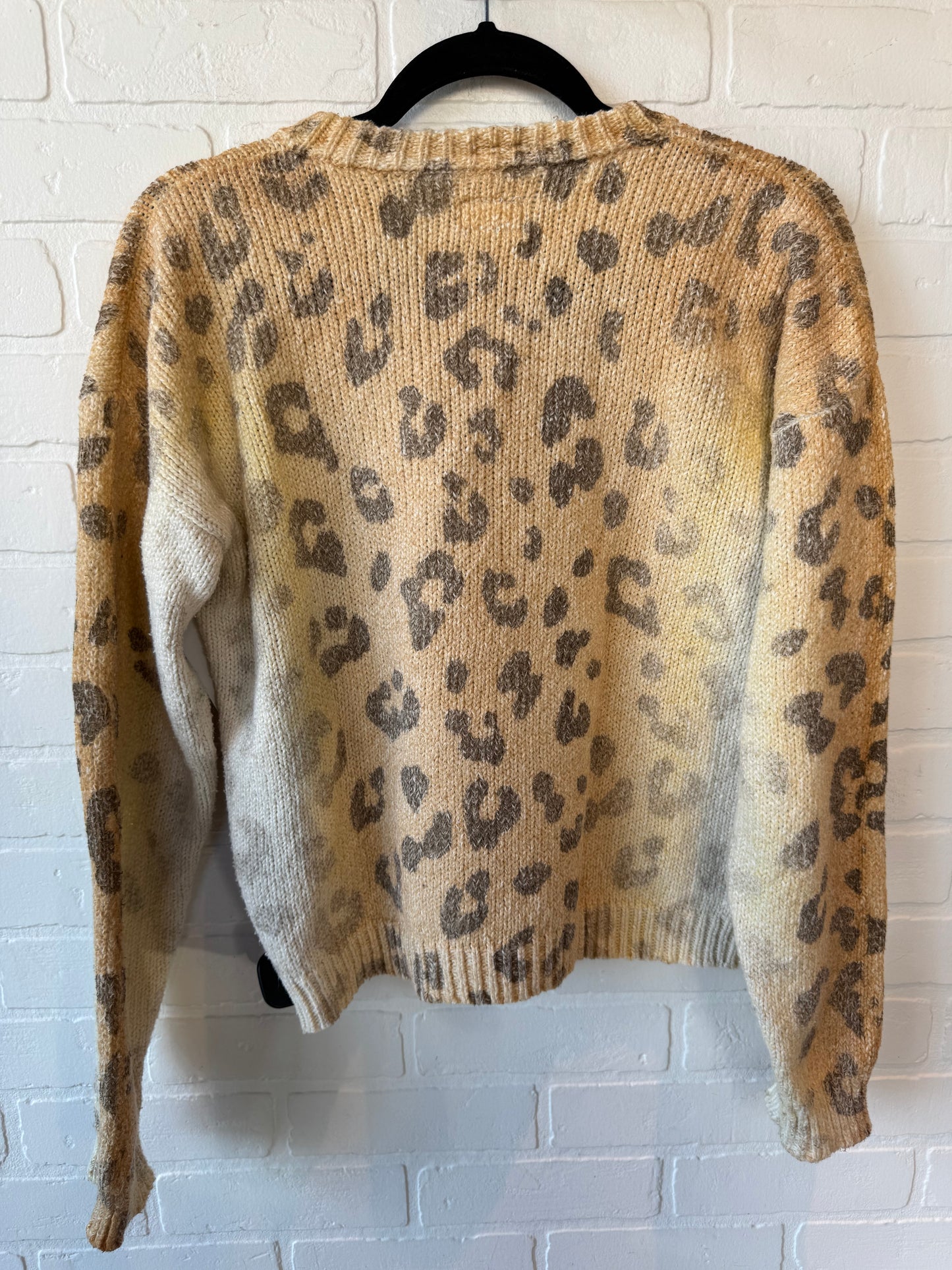 Sweater By Mother In Cream & Orange, Size: Xs