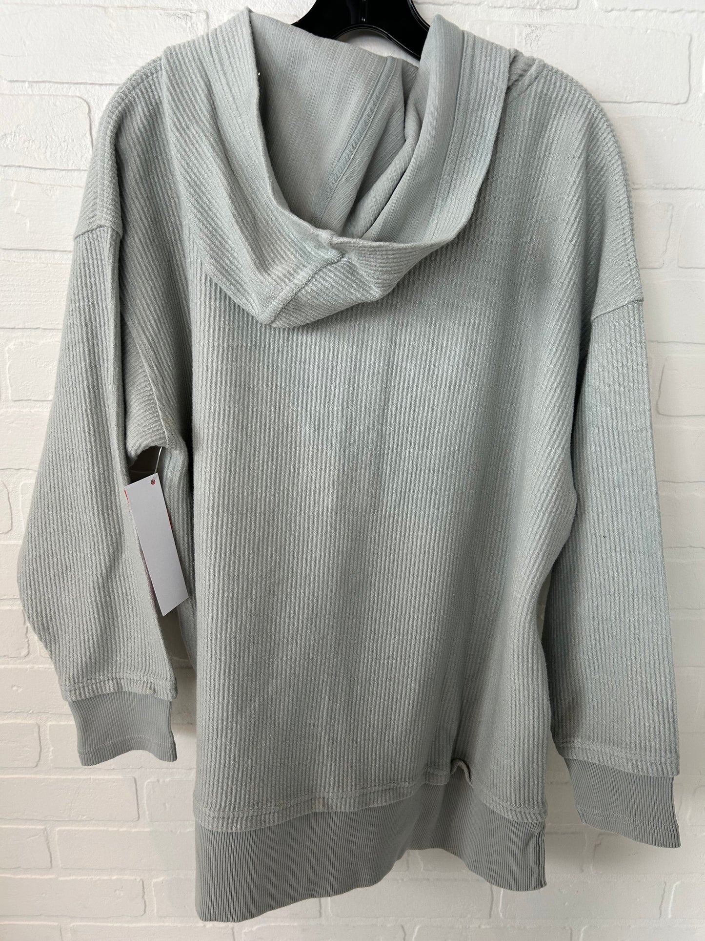Sweatshirt Hoodie By Aerie In Grey, Size: S