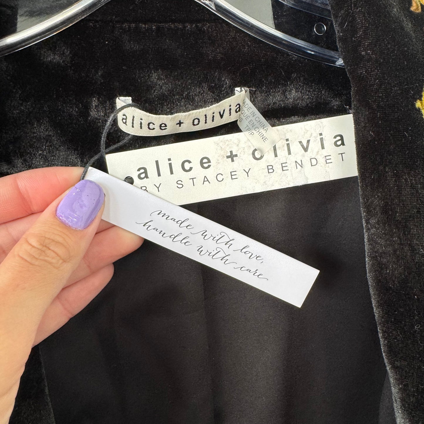 Kimono Designer By Alice + Olivia In Black, Size: Xs