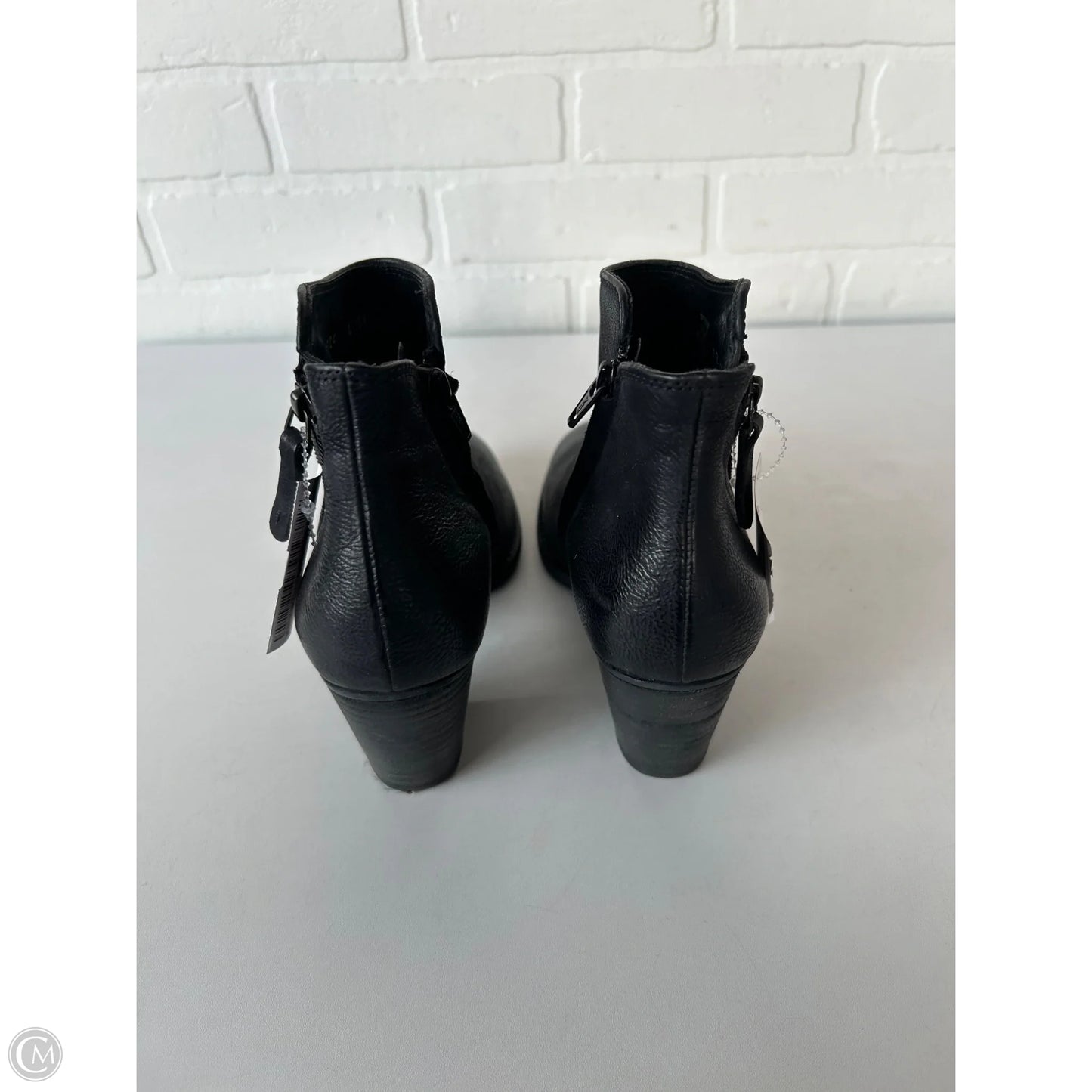 Boots Ankle Heels By Paul Green In Black, Size: 6
