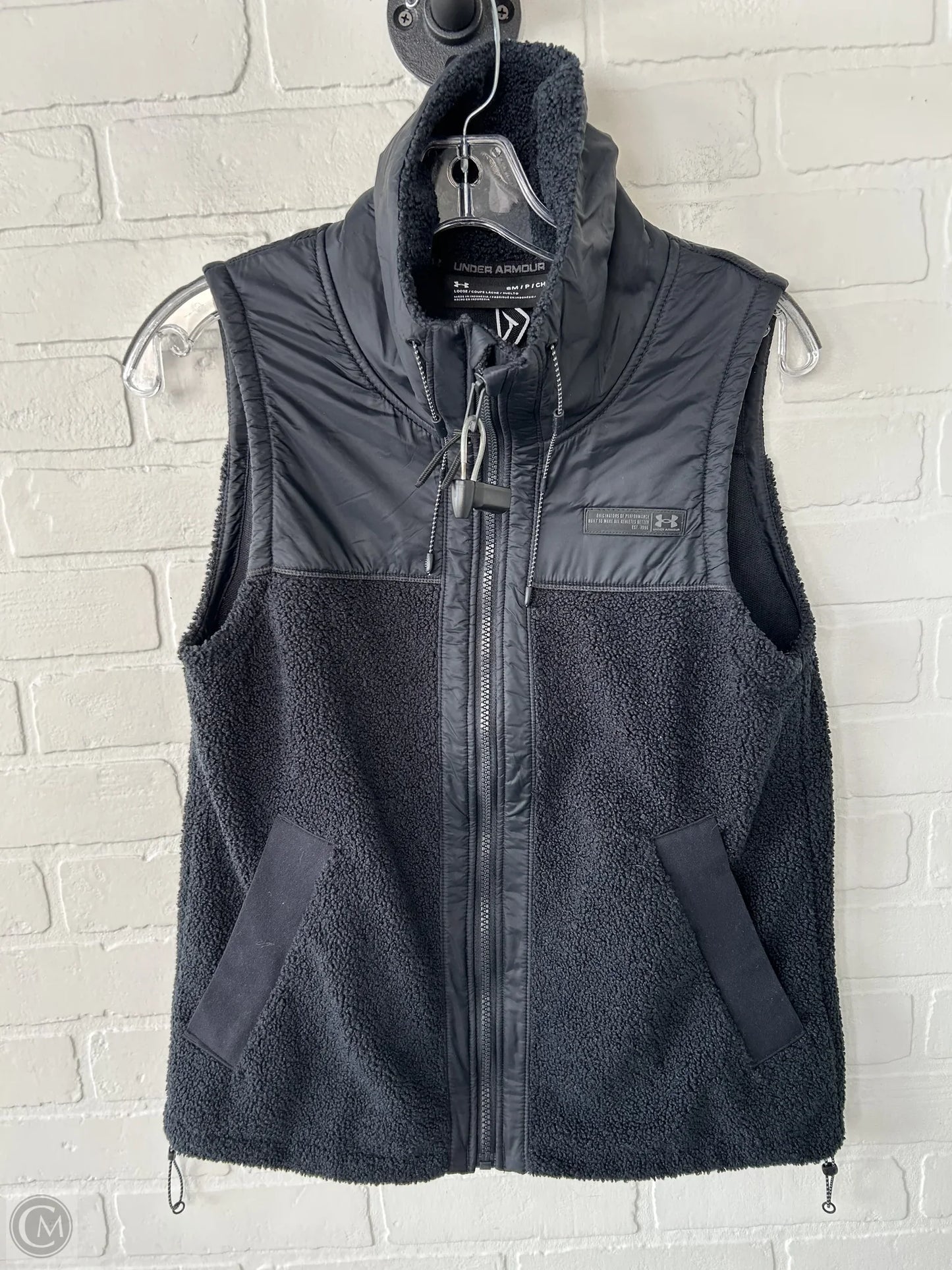 Vest Fleece By Under Armour In Black, Size: S