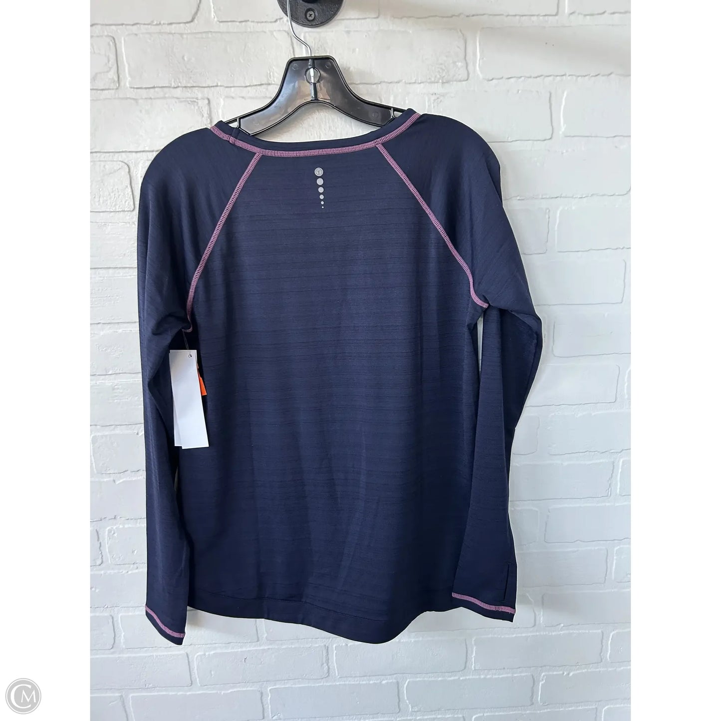 Athletic Top Long Sleeve Crewneck By Talbots In Blue, Size: Mp
