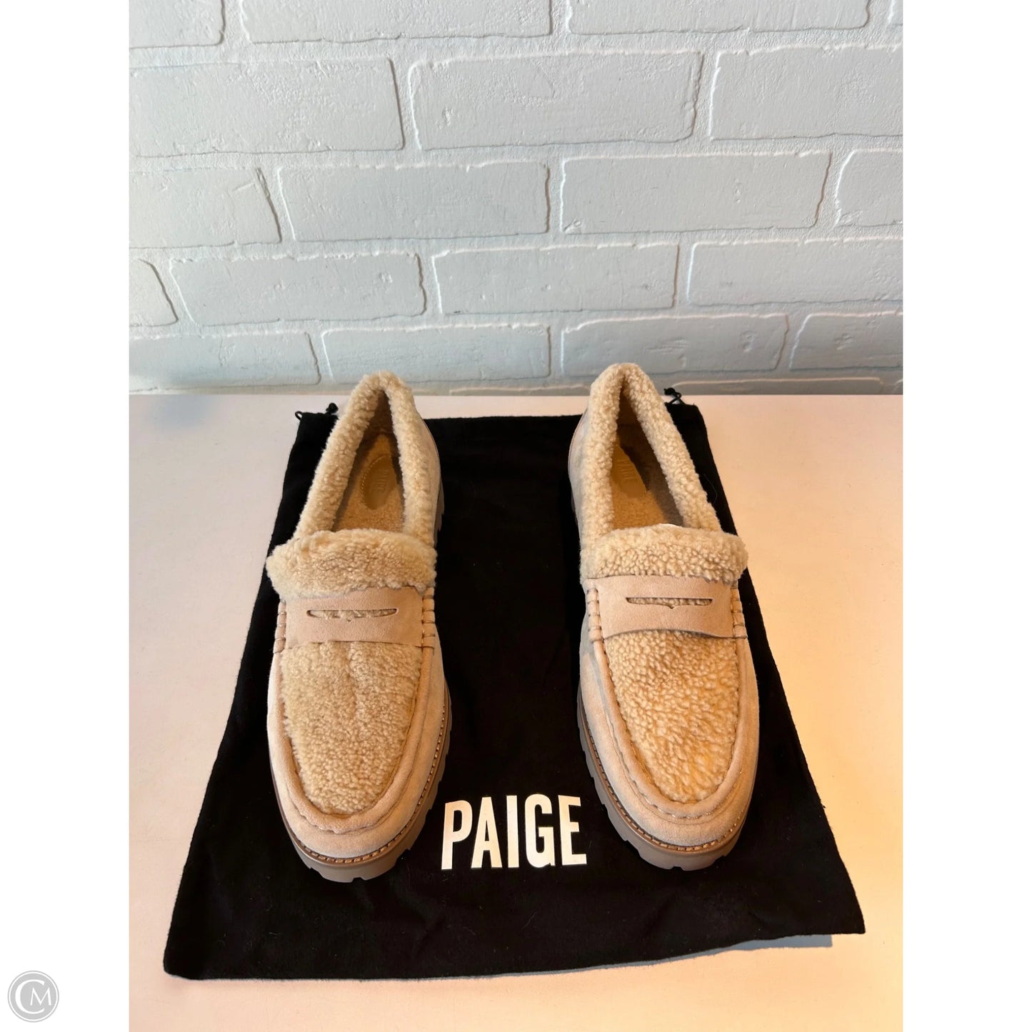 Shoes Flats By Paige In Tan, Size: 11
