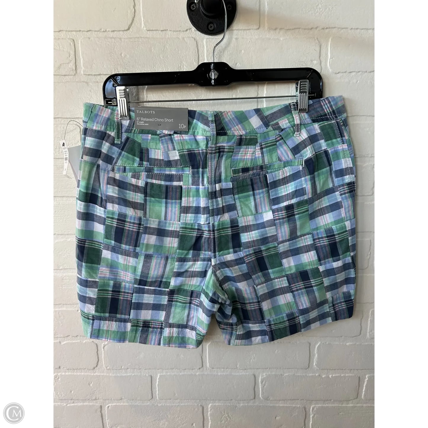 Shorts By Talbots In Blue & Green, Size: 10p