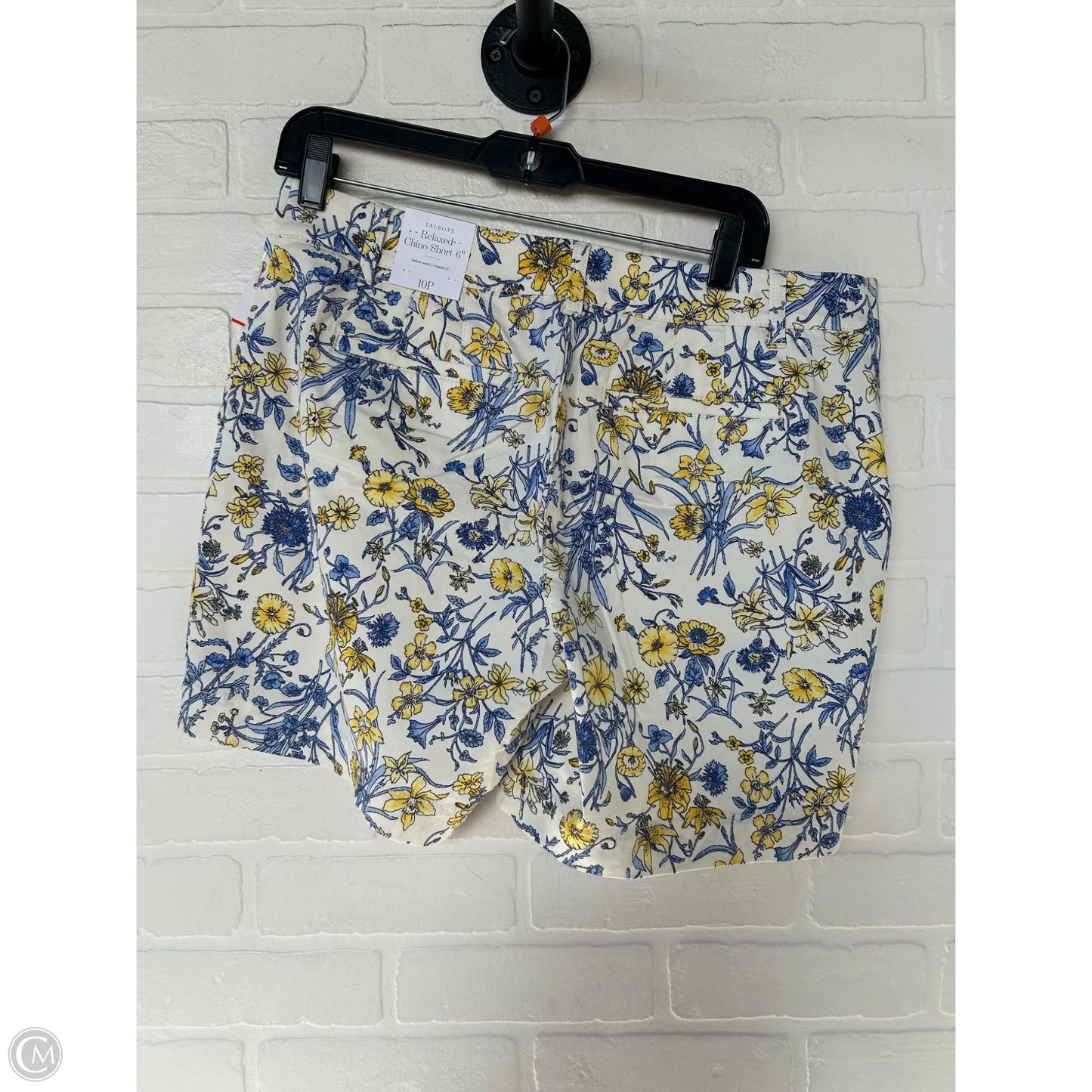 Shorts By Talbots In Blue & Cream, Size: 10p
