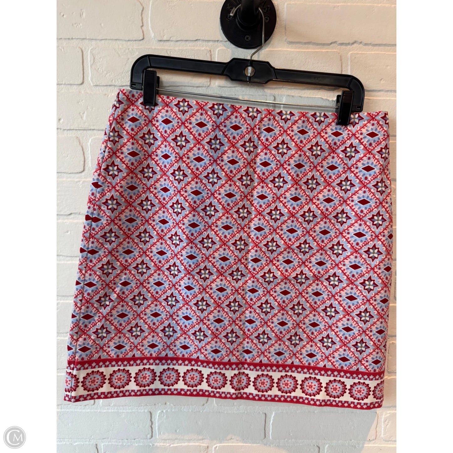 Skirt Mini & Short By Talbots In Blue & Red, Size: 10p