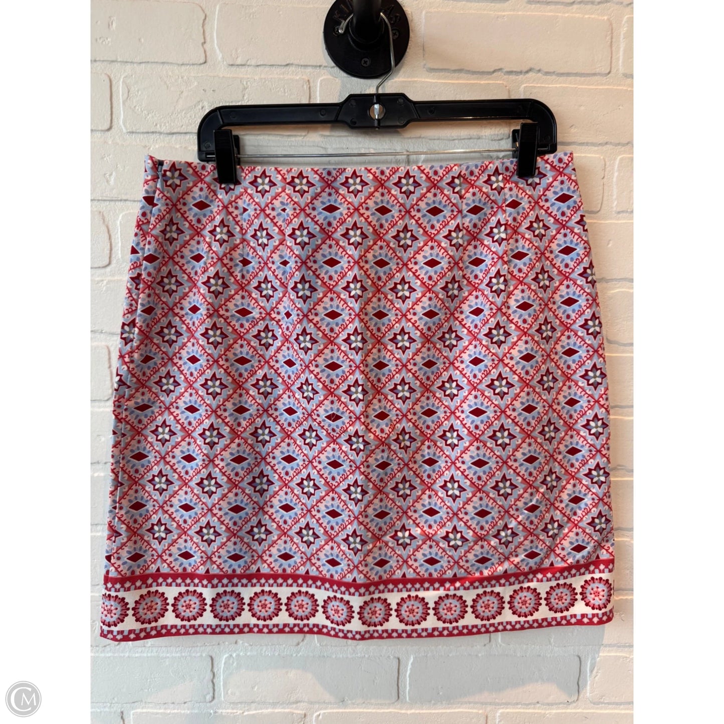 Skirt Mini & Short By Talbots In Blue & Red, Size: 10p