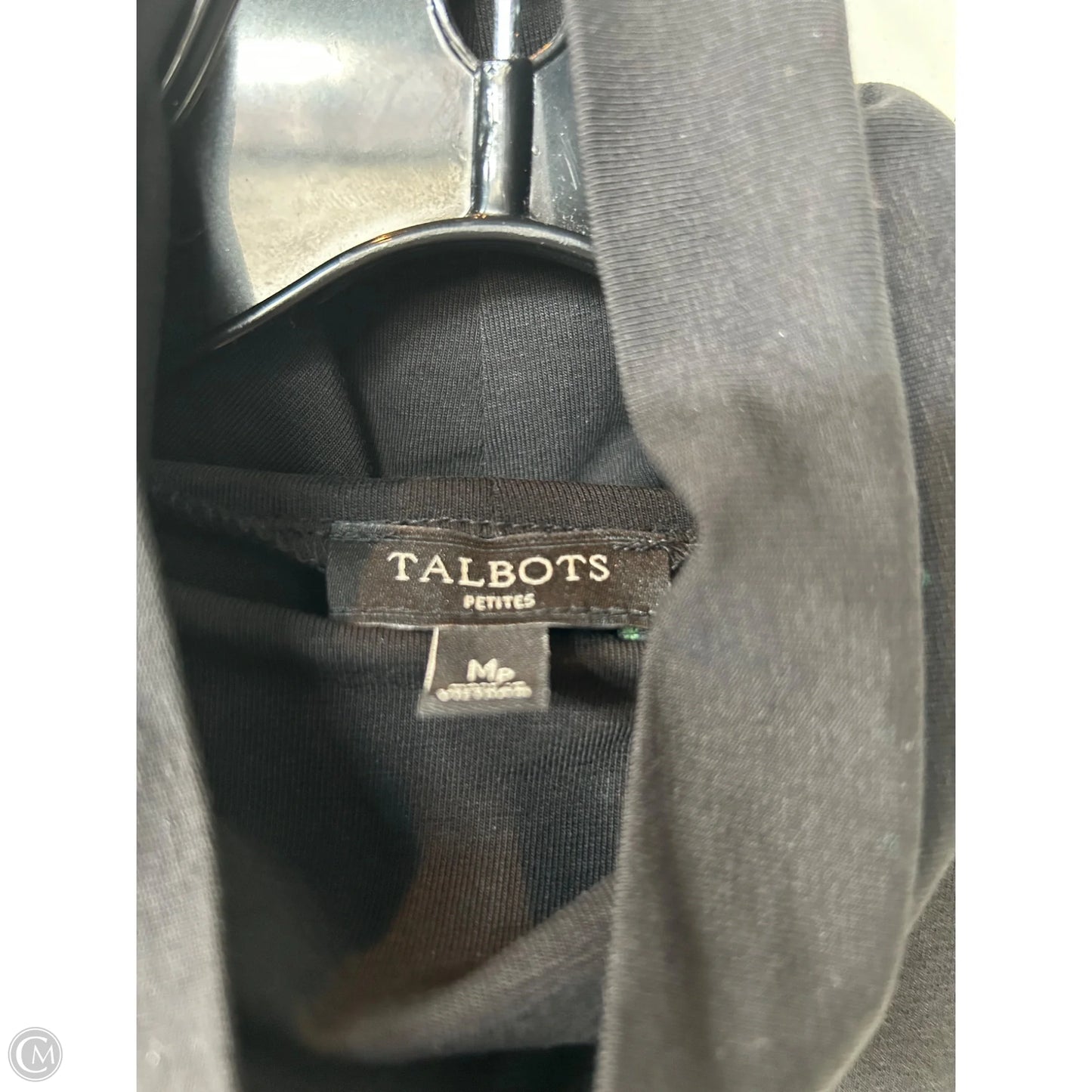 Top Long Sleeve By Talbots In Black, Size: Mp