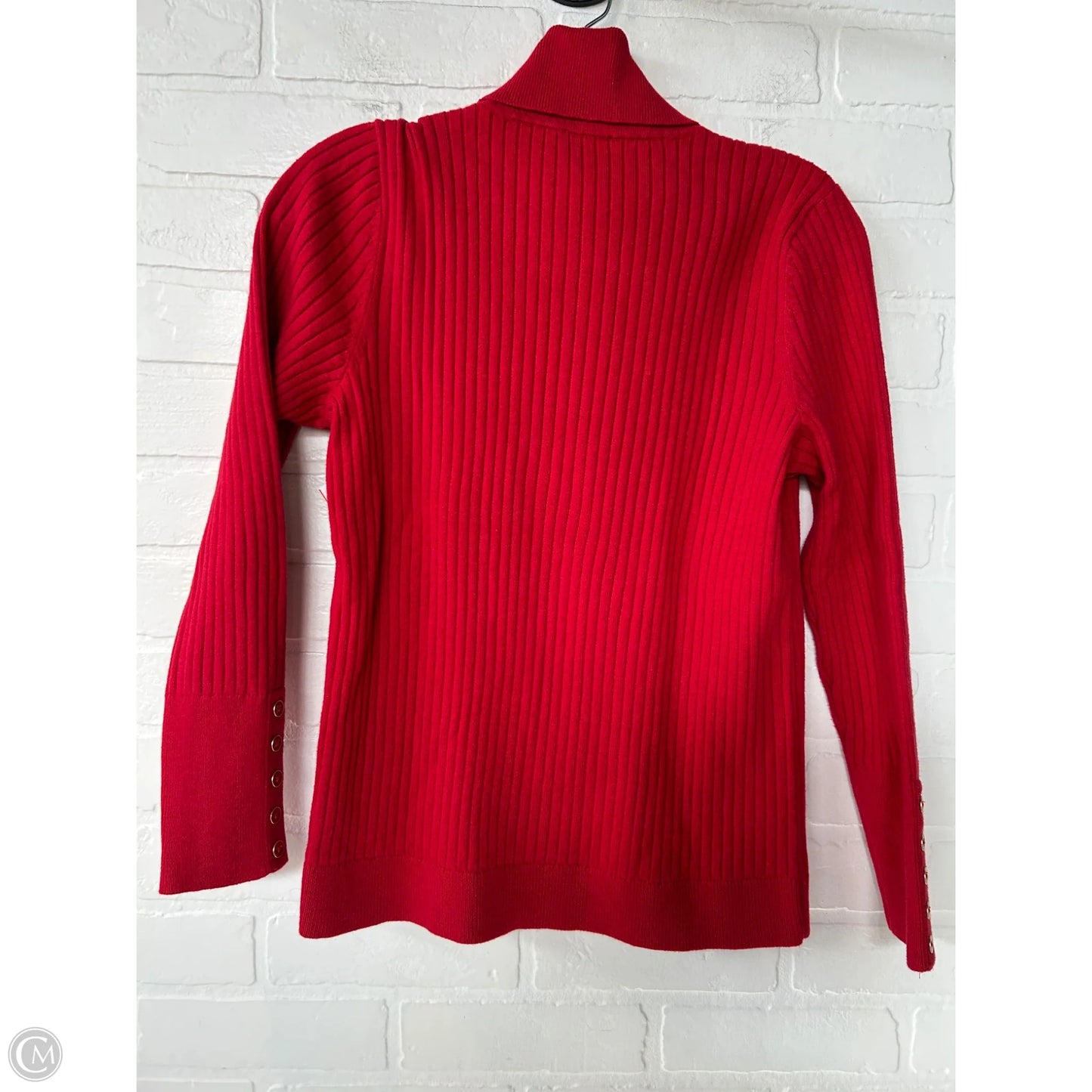 Sweater By Talbots In Red, Size: Mp
