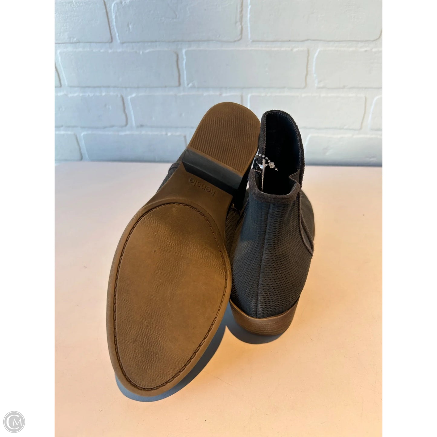 Boots Ankle Heels By Kensie In Grey, Size: 8.5