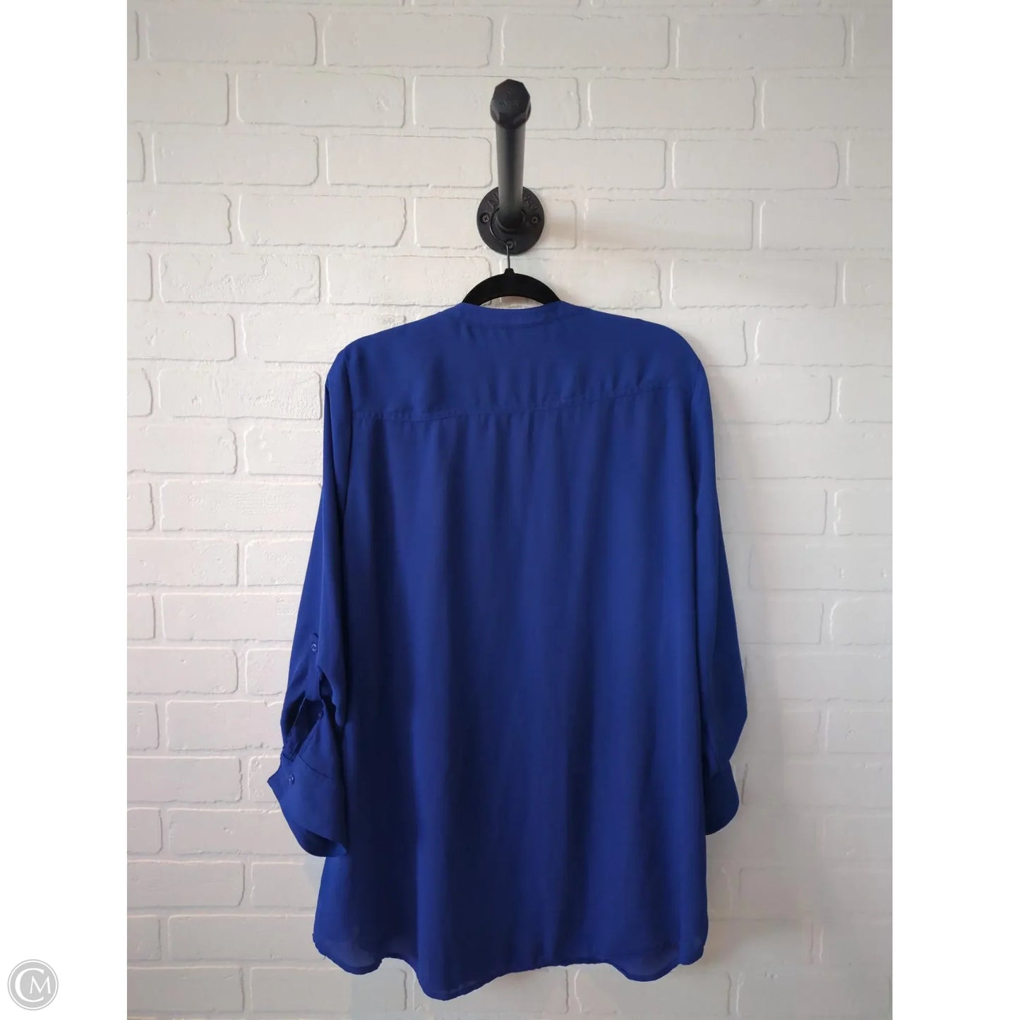 Top 3/4 Sleeve By Apt 9 In Blue, Size: Xl