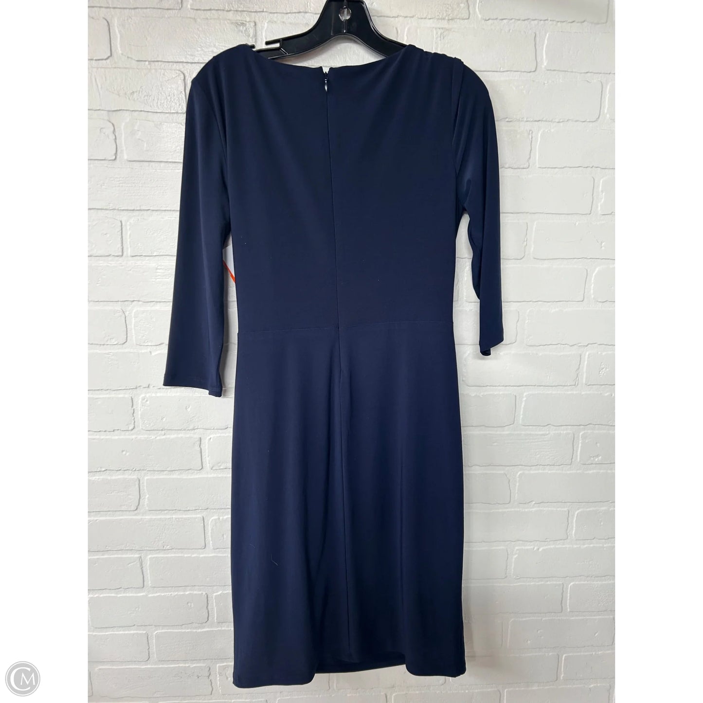 Dress Work By Lauren By Ralph Lauren In Navy, Size: S