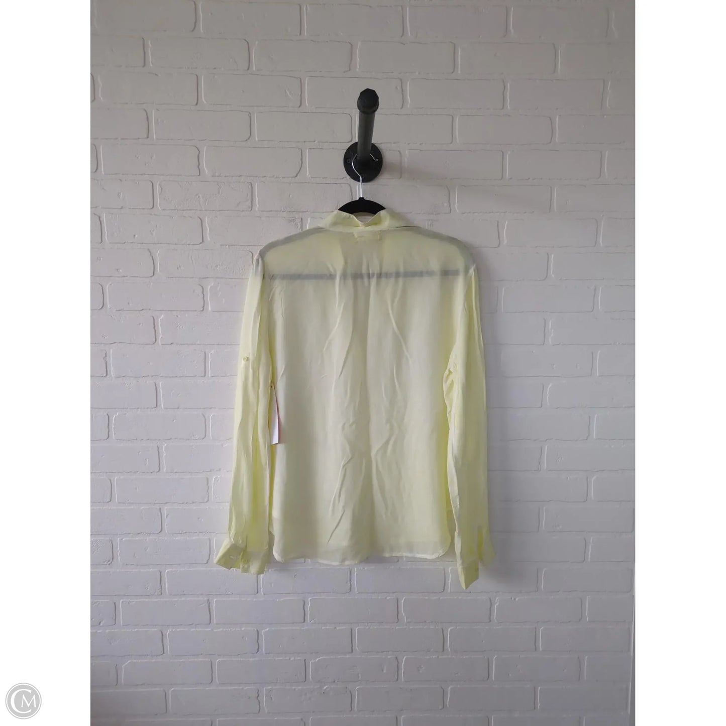 Top Long Sleeve By Cloth & Stone In Yellow, Size: M