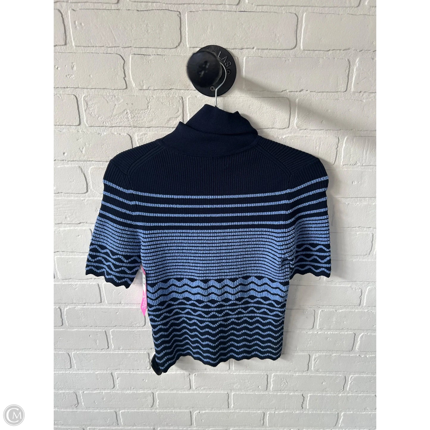 Sweater Short Sleeve By Cma In Blue, Size: S