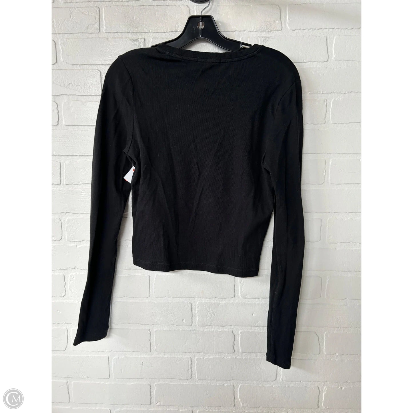 Top Long Sleeve Basic By Rag And Bone In Black, Size: L