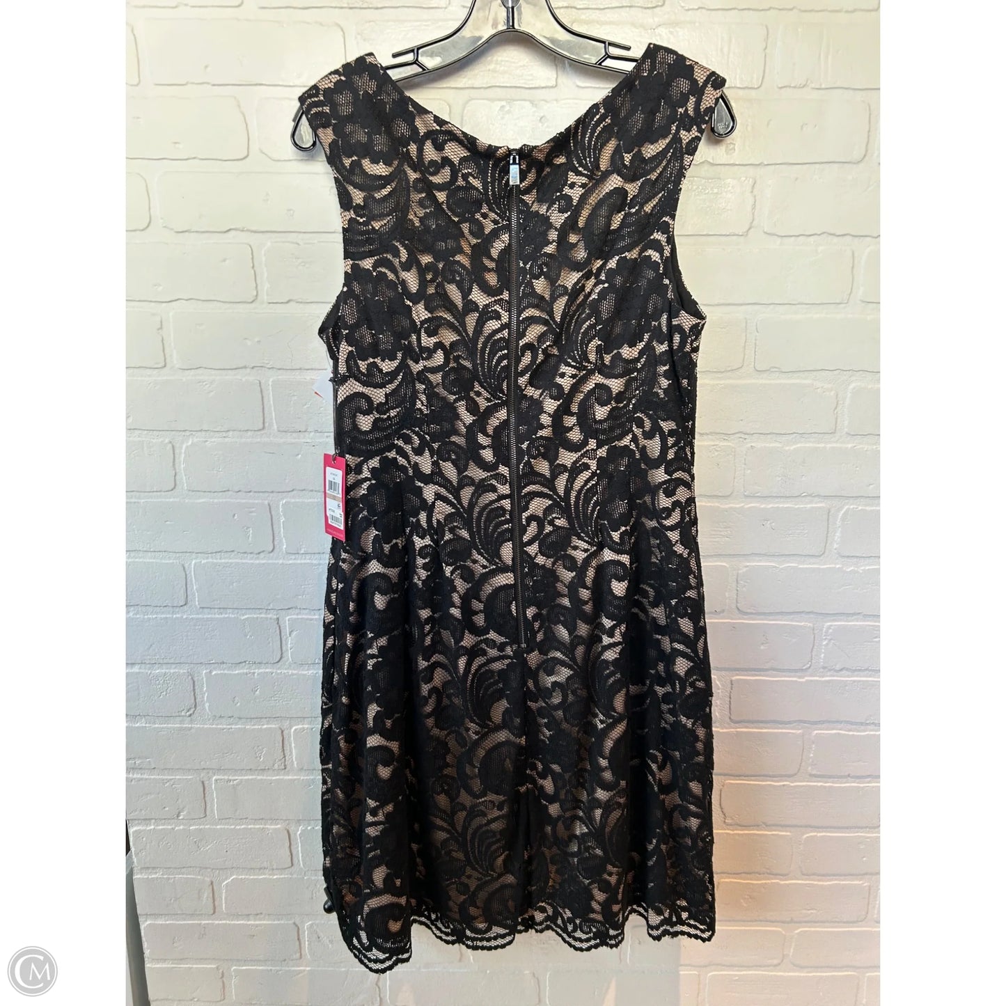 Dress Party Midi By Vince Camuto In Black, Size: L