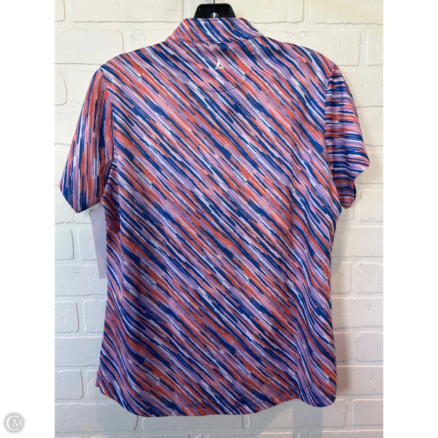 Athletic Top Short Sleeve By bermuda sands In Blue & Purple, Size: M