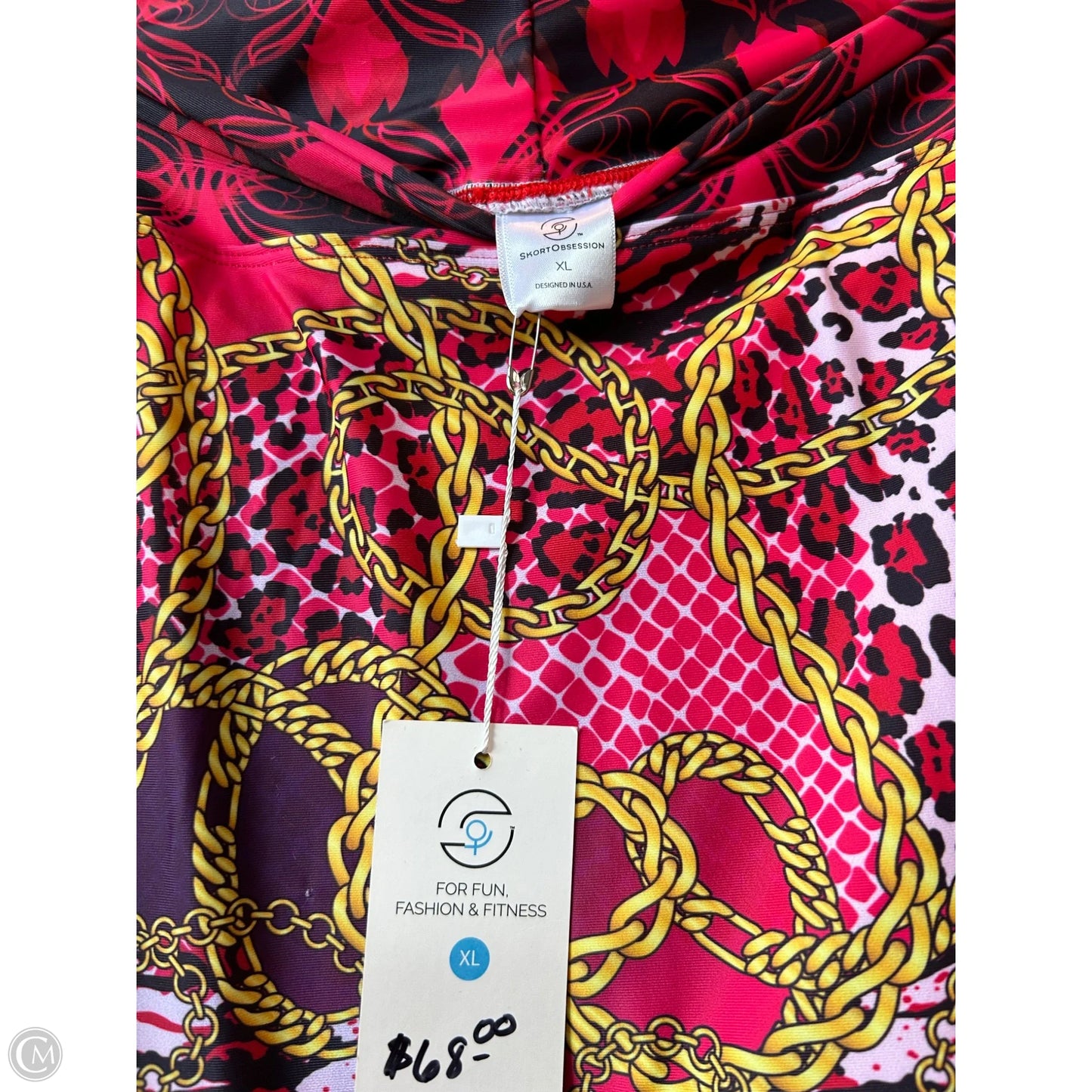 Athletic Skort By skort obsession In Red, Size: 16