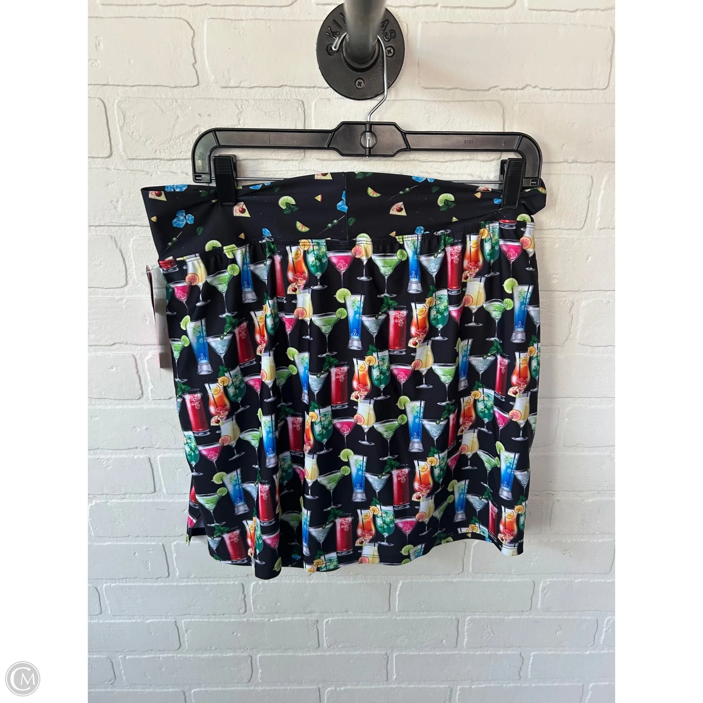 Athletic Skort By Clothes Mentor In Black, Size: 16