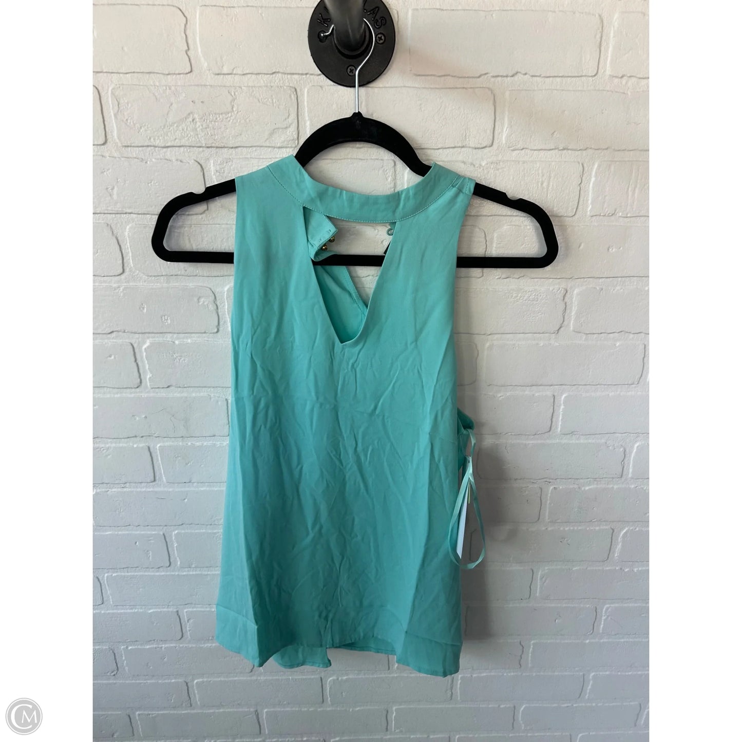 Top Sleeveless By Naked Zebra In Blue, Size: S