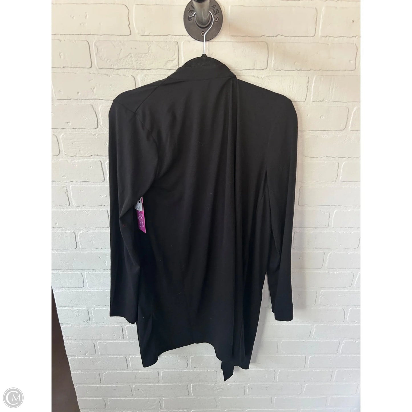Cardigan By Zenana Outfitters In Black, Size: Xl