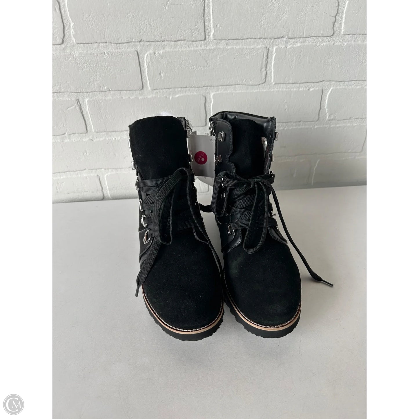 Boots Ankle Flats By Blondo In Black, Size: 9