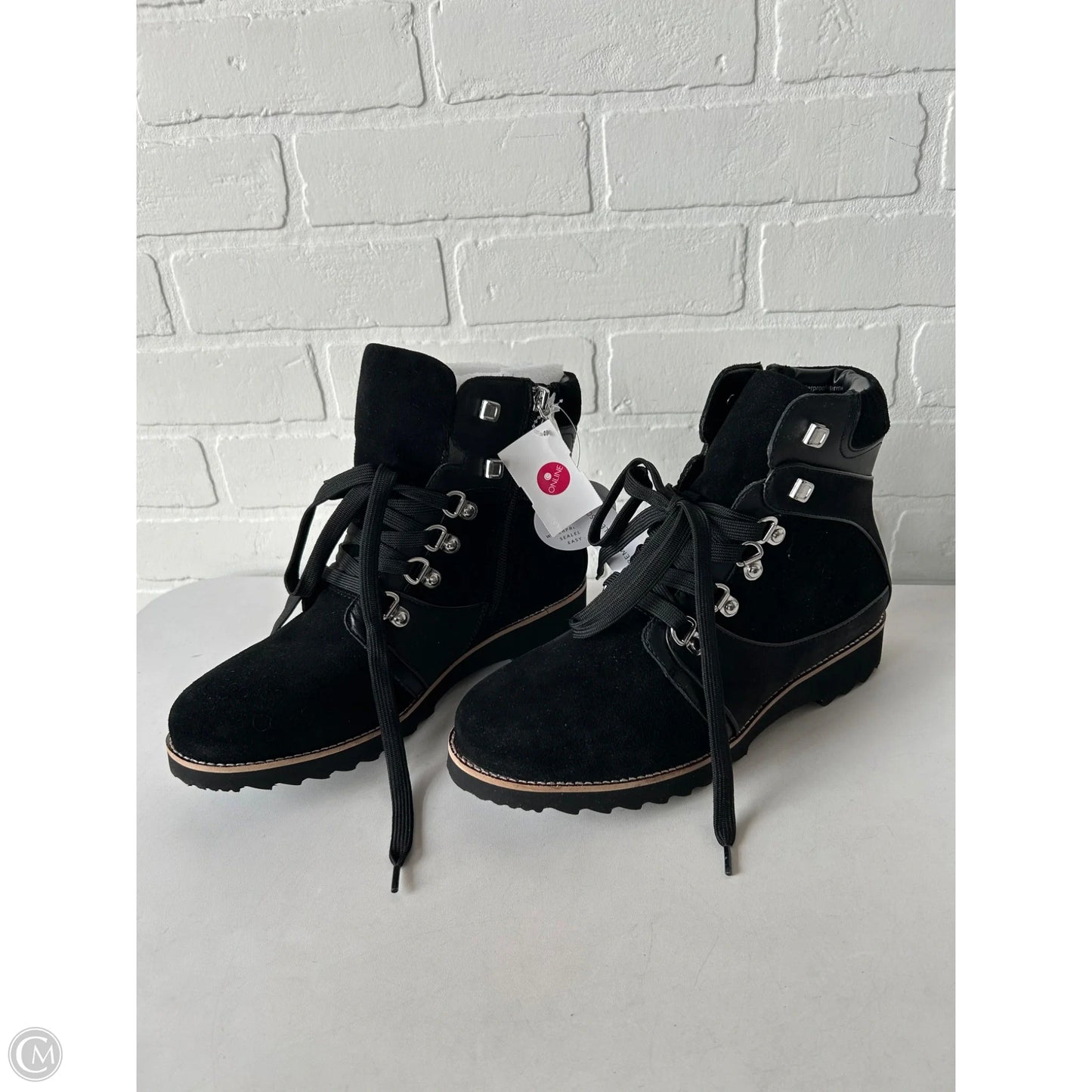 Boots Ankle Flats By Blondo In Black, Size: 9