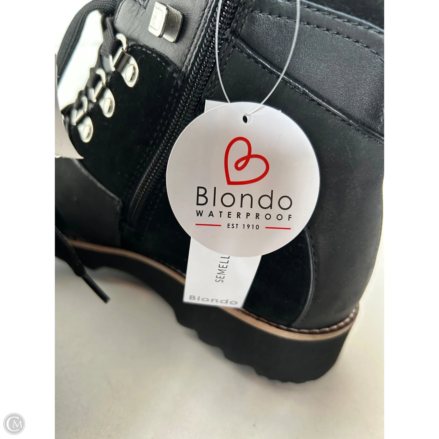 Boots Ankle Flats By Blondo In Black, Size: 9