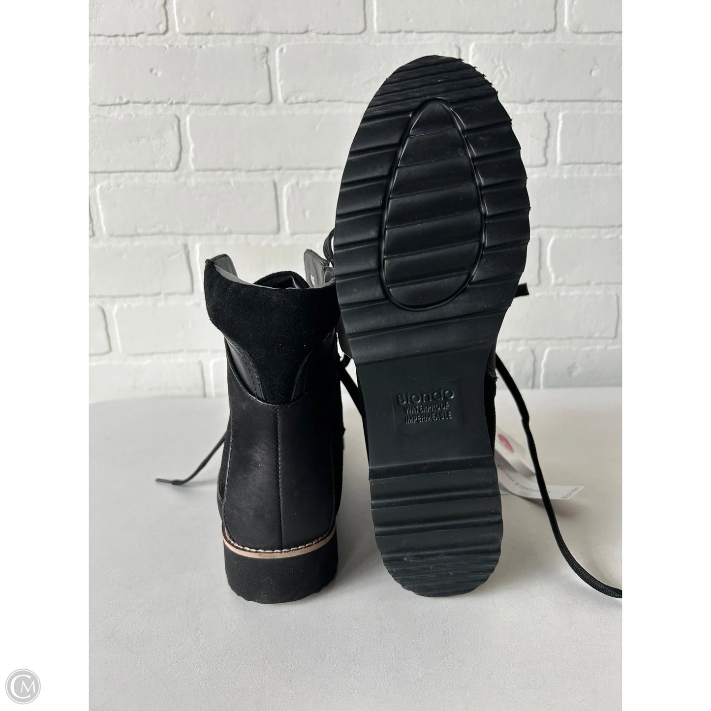 Boots Ankle Flats By Blondo In Black, Size: 9