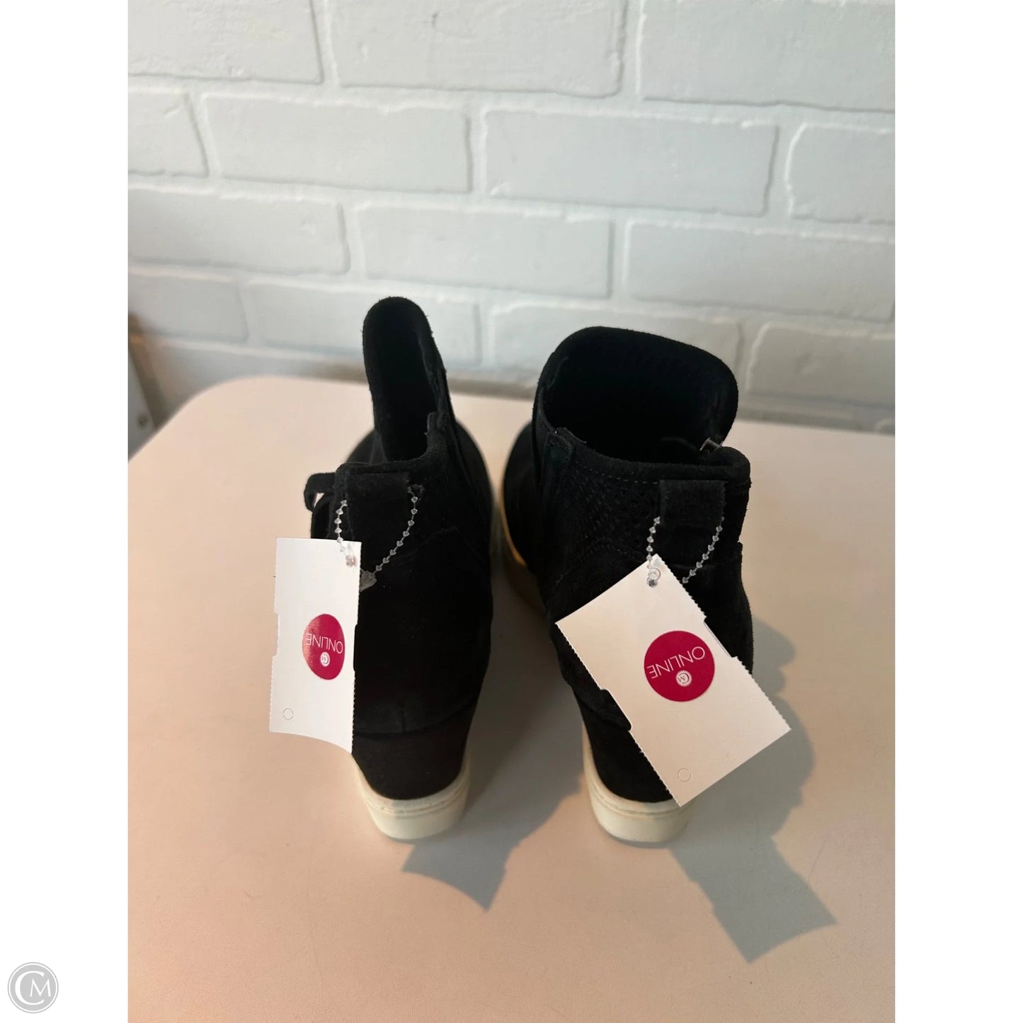 Shoes Heels Wedge By Sofft In Black, Size: 9.5
