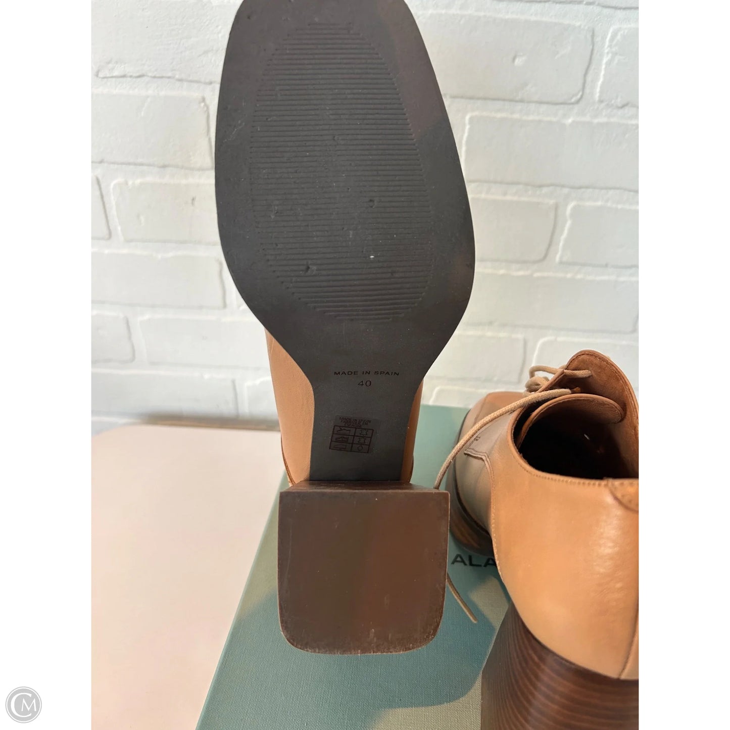 Shoes Heels Block By Cmb In Tan, Size: 9.5