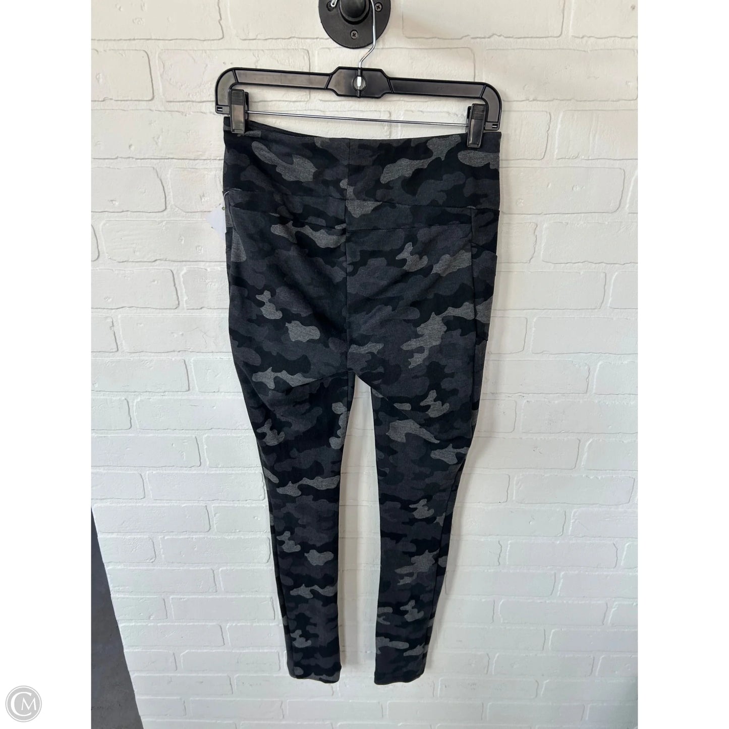 Athletic Leggings By Cabi In Black & Grey, Size: 4