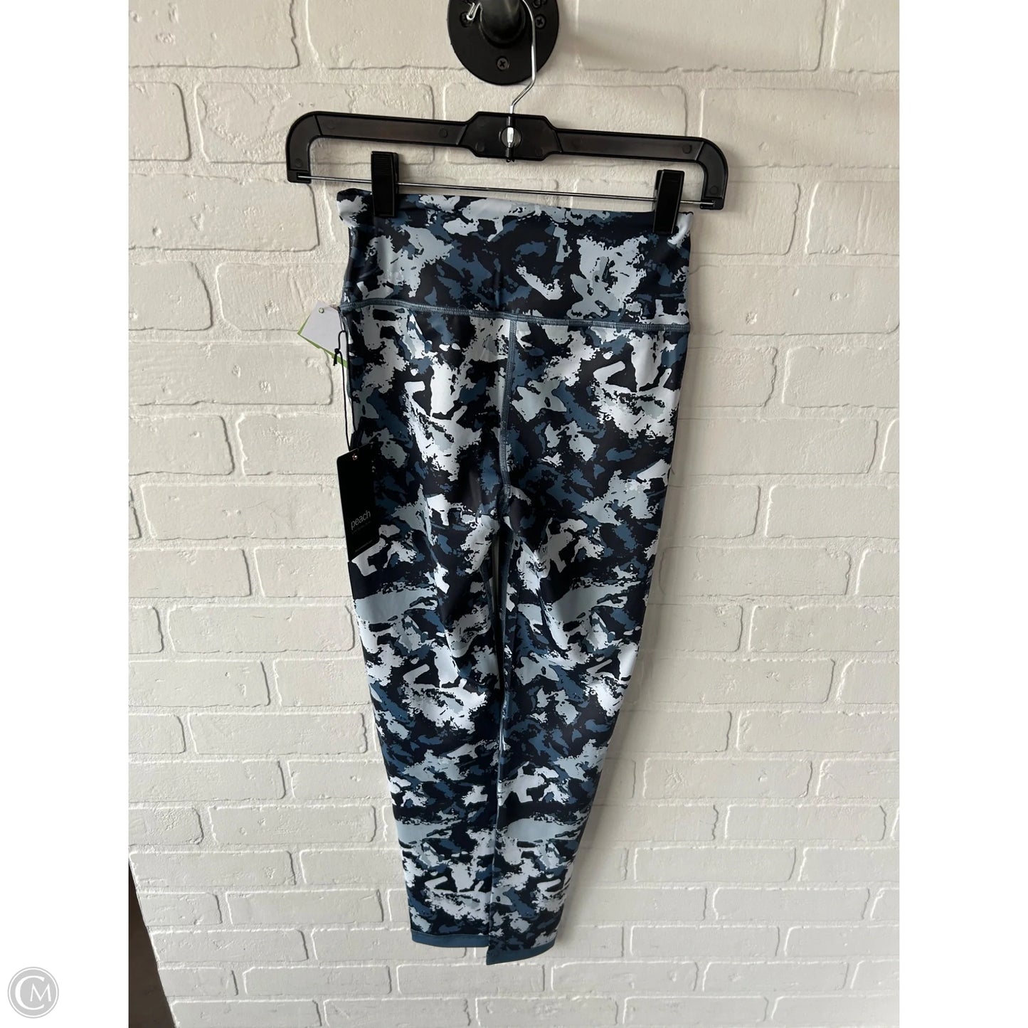 Athletic Leggings By peach In Black & Grey, Size: 0