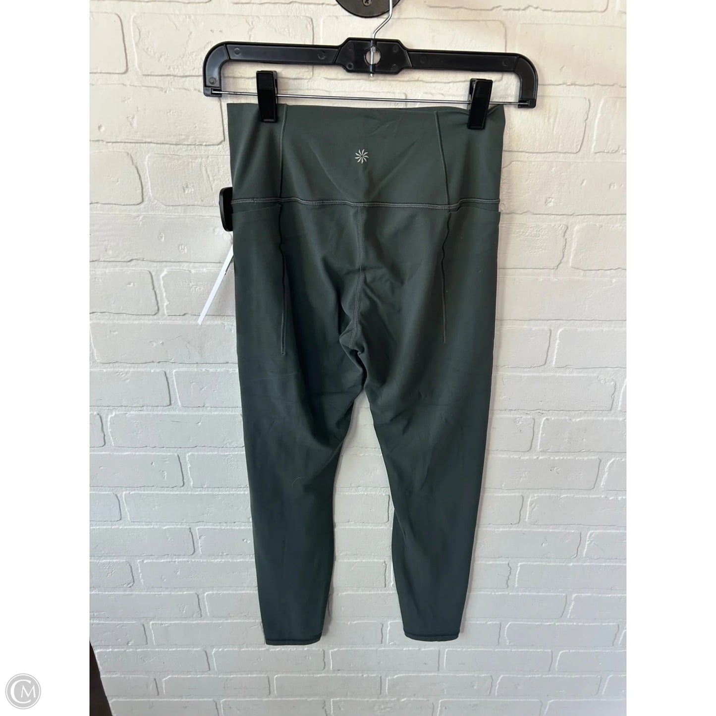 Athletic Leggings By Athleta In Green, Size: 8