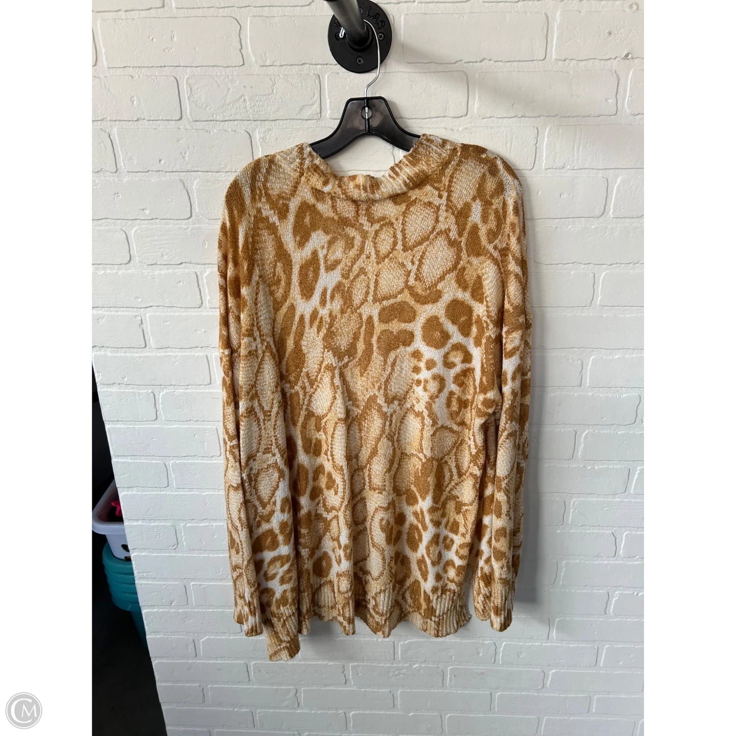 Sweater By Show Me Your Mumu In Tan & Yellow, Size: Xl