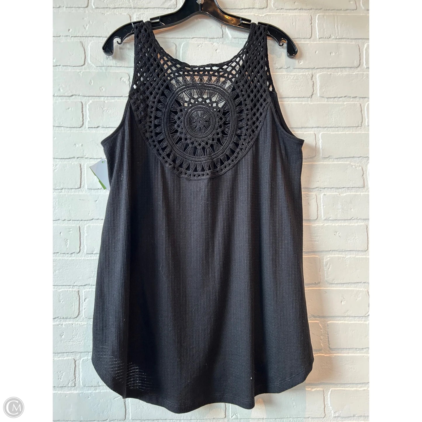 Top Sleeveless By Torrid In Black, Size: 1x