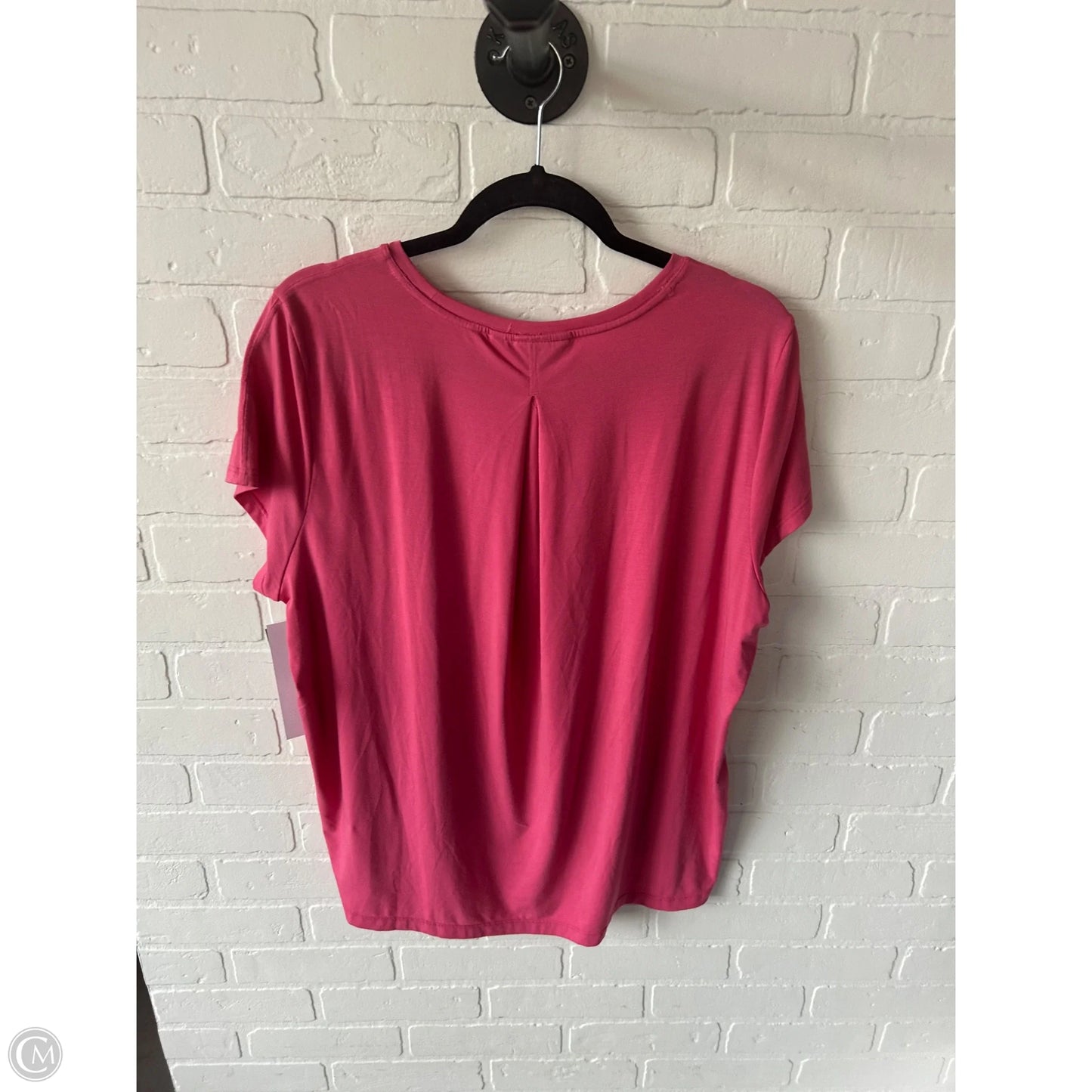 Athletic Top Short Sleeve By Athleta In Pink, Size: M