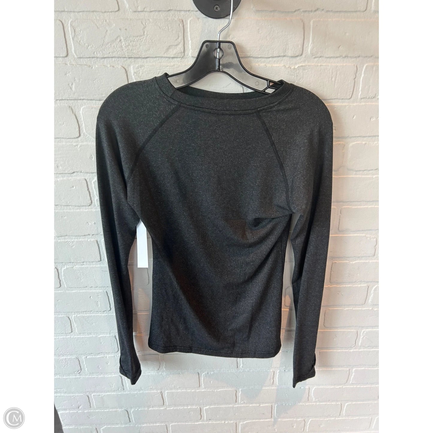 Athletic Top Long Sleeve Crewneck By Cmc In Grey, Size: Xs
