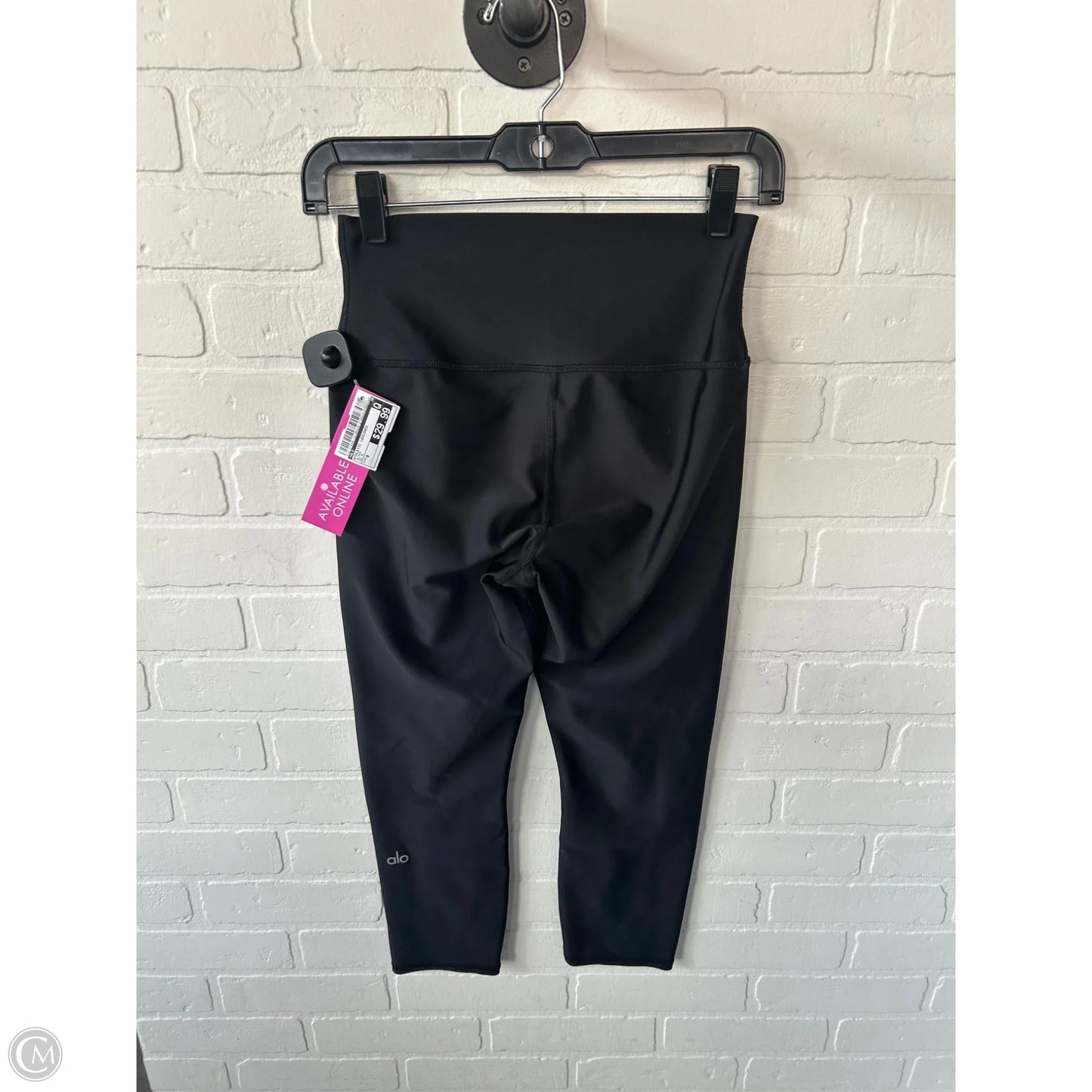 Athletic Leggings By Alo In Black, Size: 8
