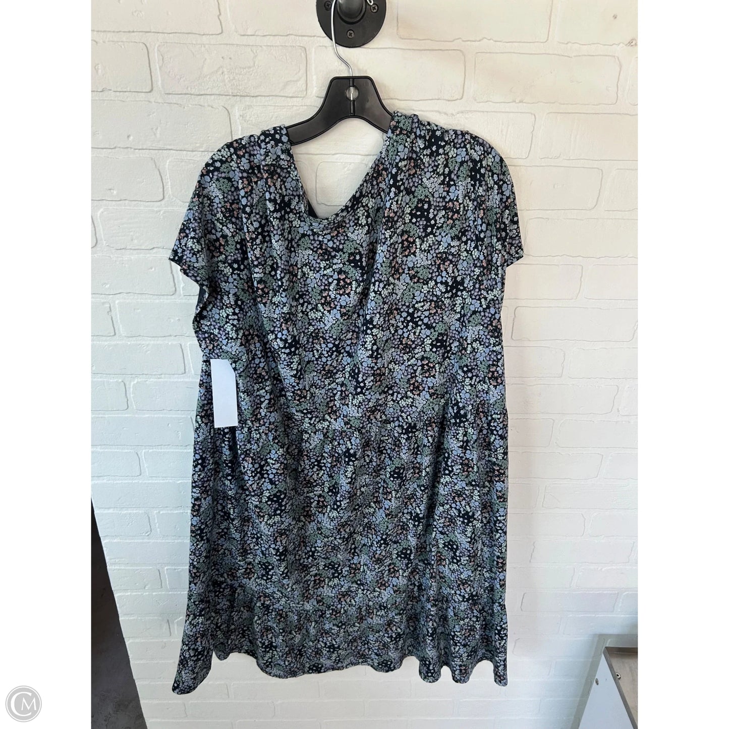 Dress Casual Midi By J. Jill In Blue & Purple, Size: 3x