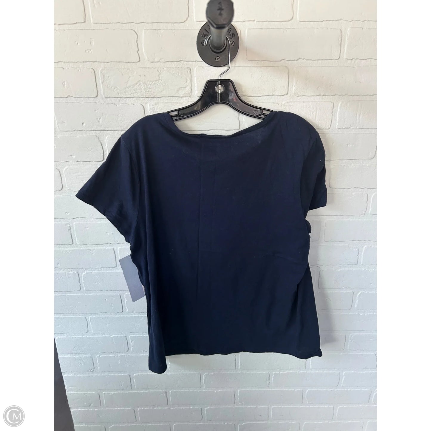Top Short Sleeve Basic By Loft In Navy, Size: Xl