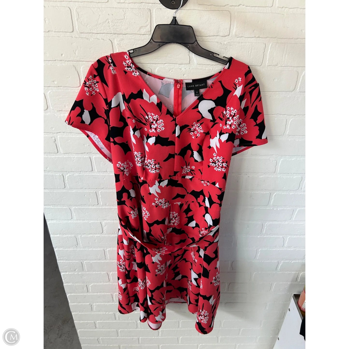 Dress Casual Short By Lane Bryant In Orange, Size: 1x