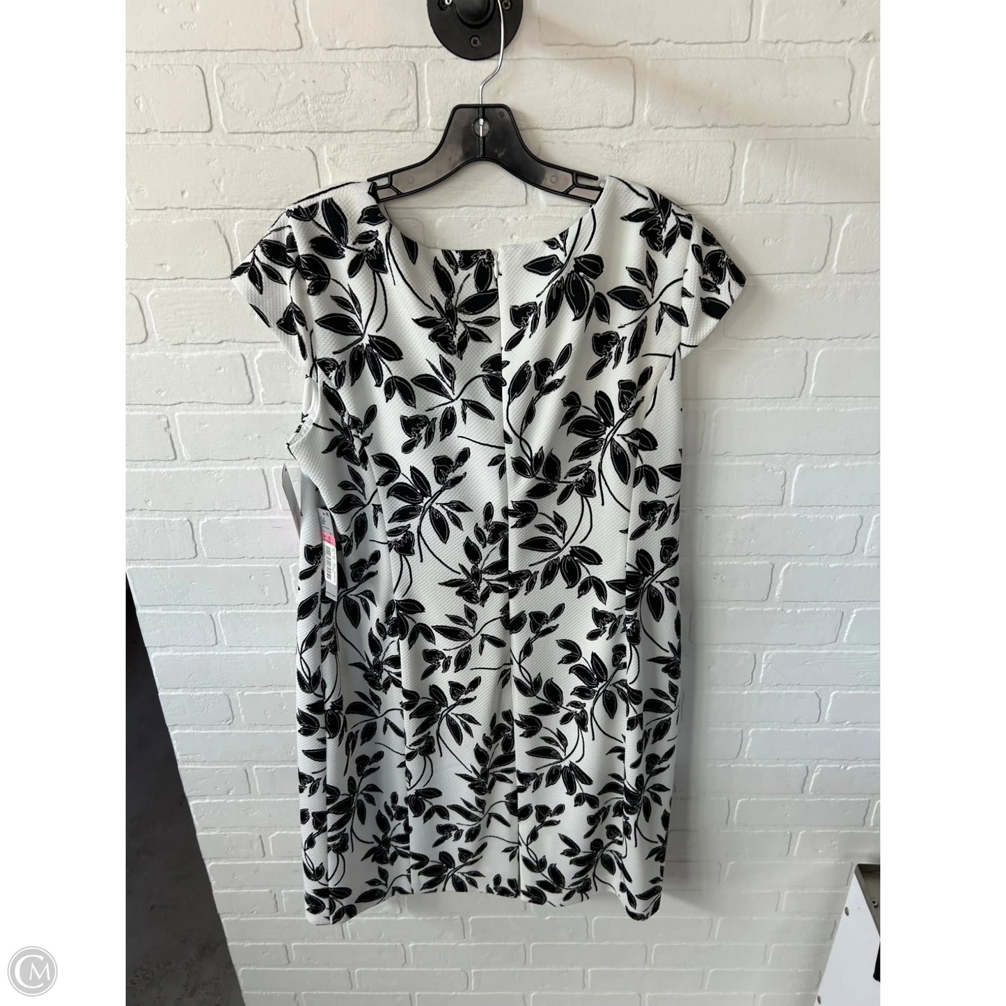 Dress Casual Midi By Preston And New York In Black & White, Size: 1x